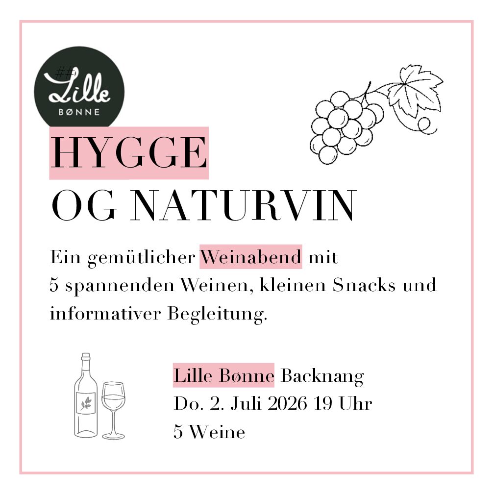 HYGGE OG NATURVIN (02-07-2026, Lille Bønne)